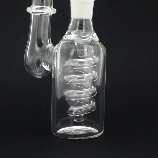 Glass in glass water pipe with spiral perc percolator for wholesale