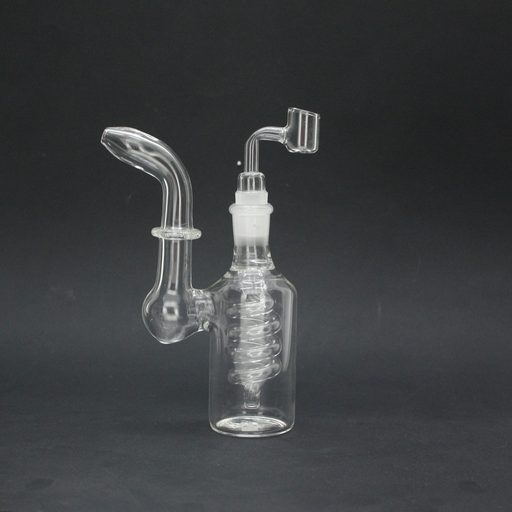 Spiral Perc Glass In Glass Water Pipe With Banger 7 Iai Corporation Wholesale Glass Pipes