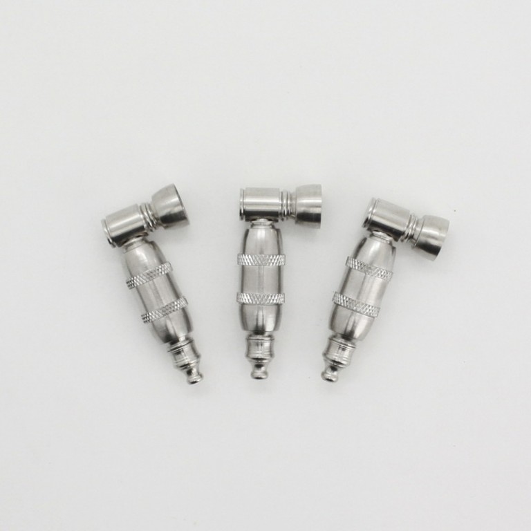 Chamber Metal Smoking Pipes Single & Double Chamber Metal Smoking Pipes