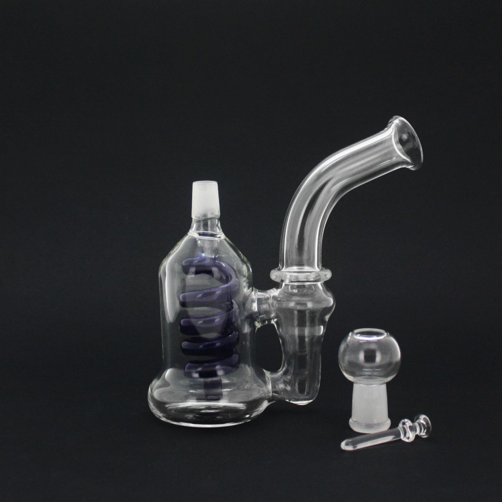 Concentrate Glass Water Pipe with Spiral Perc 6" IAI Corporation