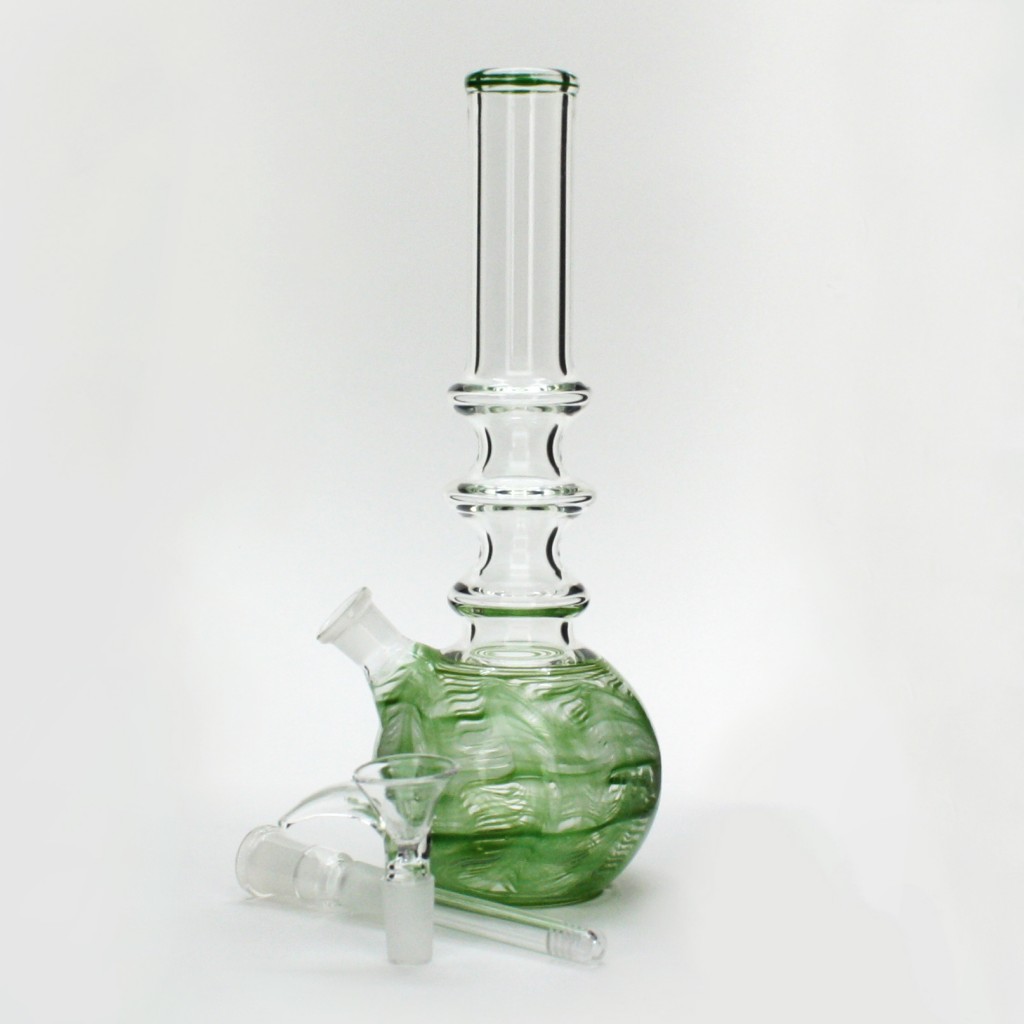 Double Pinched Neck Water Pipe 10" IAI Corporation Wholesale