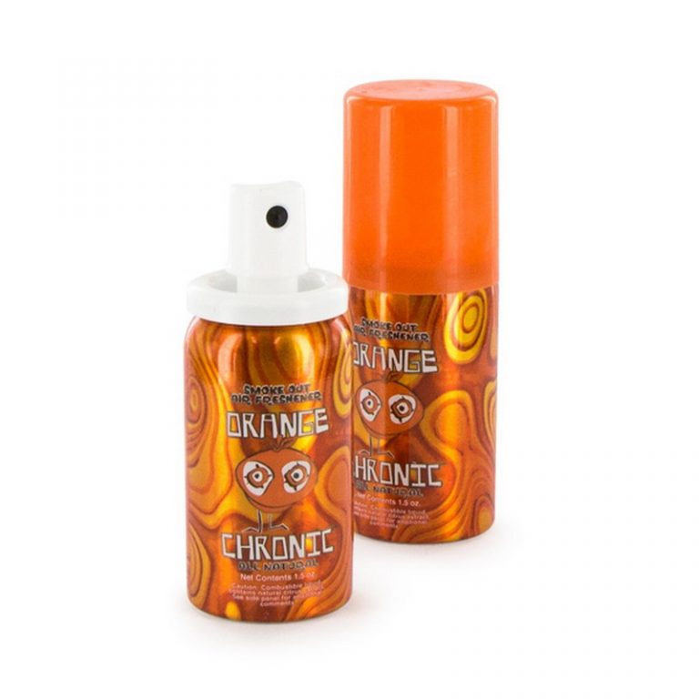 Orange Chronic Smoke Out Air Freshener Spray 1.5 oz IAI Corporation