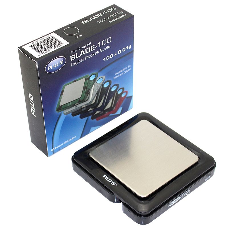 AWS AC-150-BLK Digital Pocket Scale, 100 g x 0.01 g